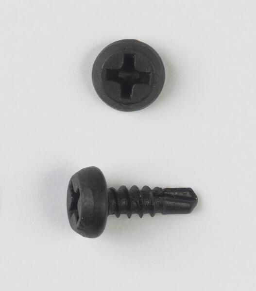 6X716PHPFT5CJ #6 X 7/16 PAN HEAD PHILLIP FRAMING TYPE 2 SELF DRILL SCREW BLACK PHOSPHATE